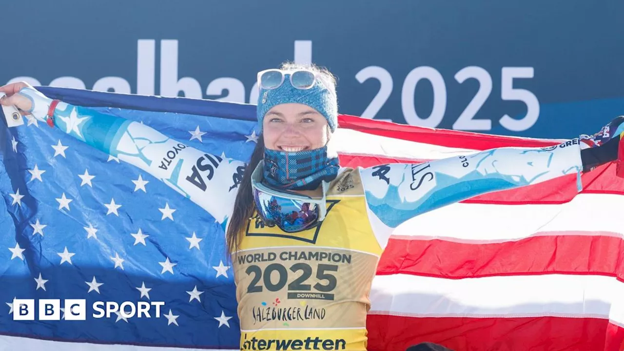 Breezy Johnson Wins World Championship Downhill Gold After 14-Month Ban