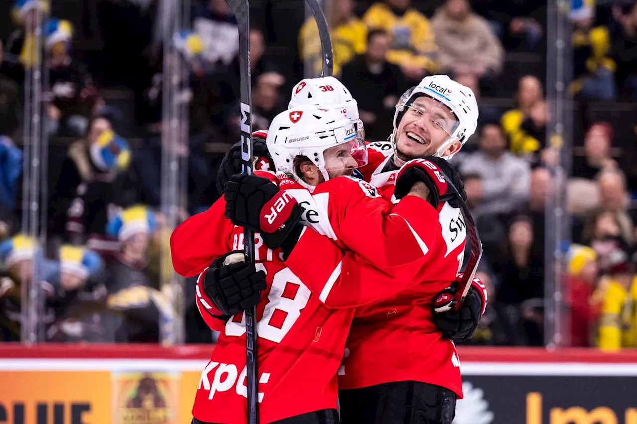 Schweiz: Die Schweiz schlägt Schweden 2:1-Sieg nach Verlängerung