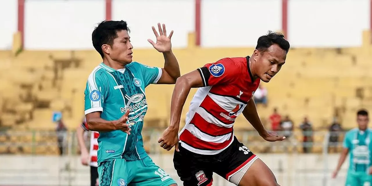 Madura United Dipaksa Bermain Imbang 0-0 Melawan PSBS Biak