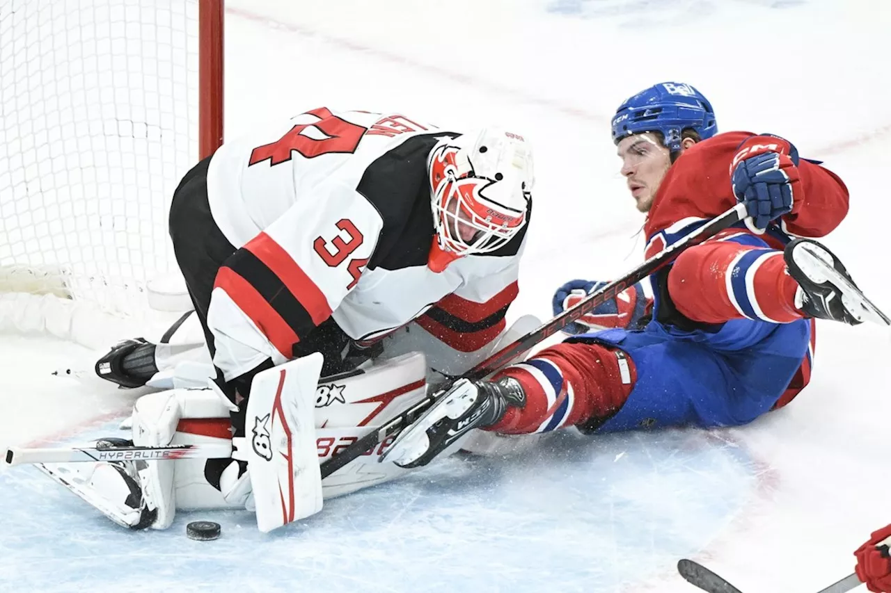 Allen Shuts Out Canadiens in Devils' Victory