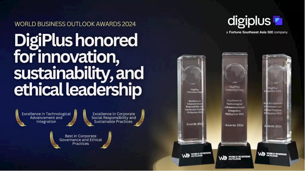 DigiPlus Interactive Celebrated for Innovation and Corporate Responsibility at World Business Outlook Awards 2024