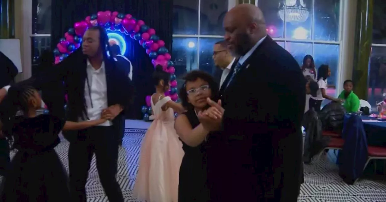 South Shore Cultural Center hosts special daddy daughter dance