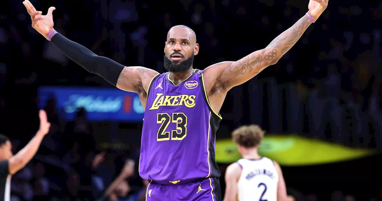 LeBron scores 42 points, leading Lakers' 120-112 victory over the Warriors