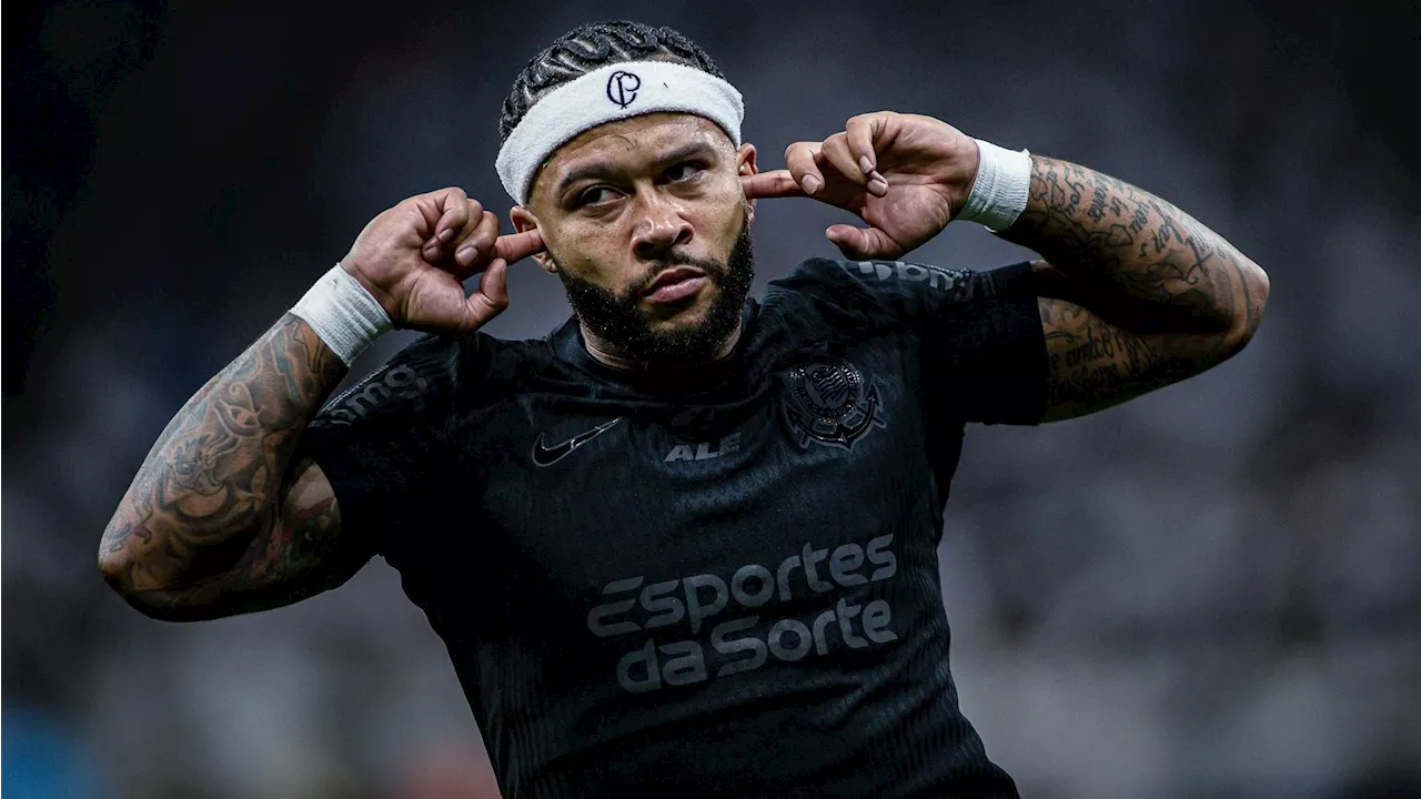 Memphis Depay completa 5 meses no Corinthians e impulsiona clube