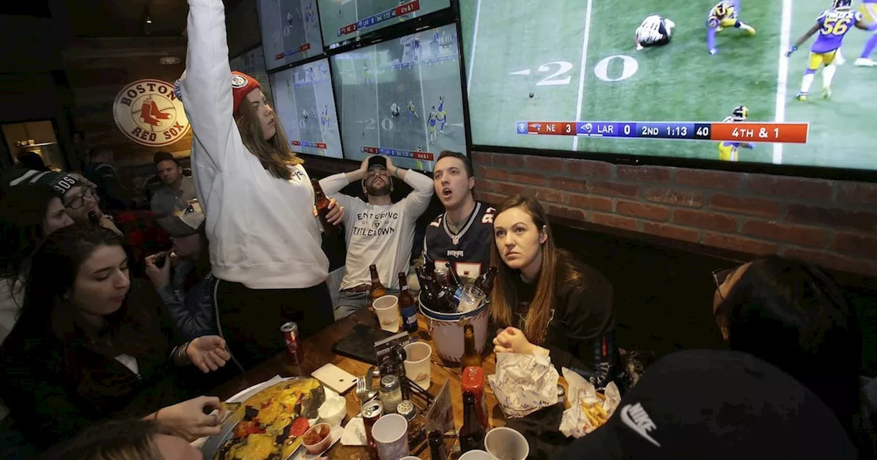 New England Patriots Fans React During Super Bowl 53