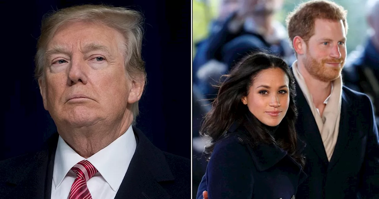 Trump Says He Won't Deport Harry Despite Visa Issues, Attacks Meghan Markle