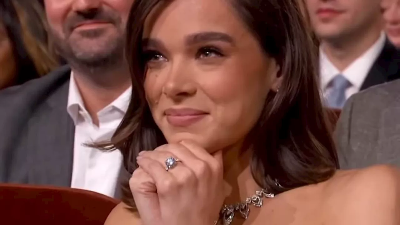 Hailee Steinfeld Wows in $500,000 Diamond Engagement Ring at NFL Honors