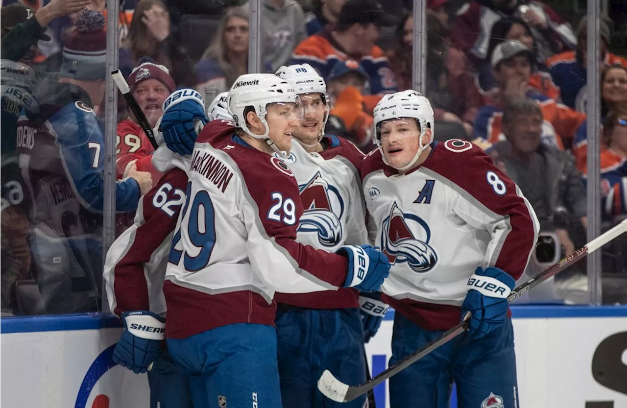 MacKinnon's Four-Point Night Powers Avalanche Past Oilers in Thrilling Matchup