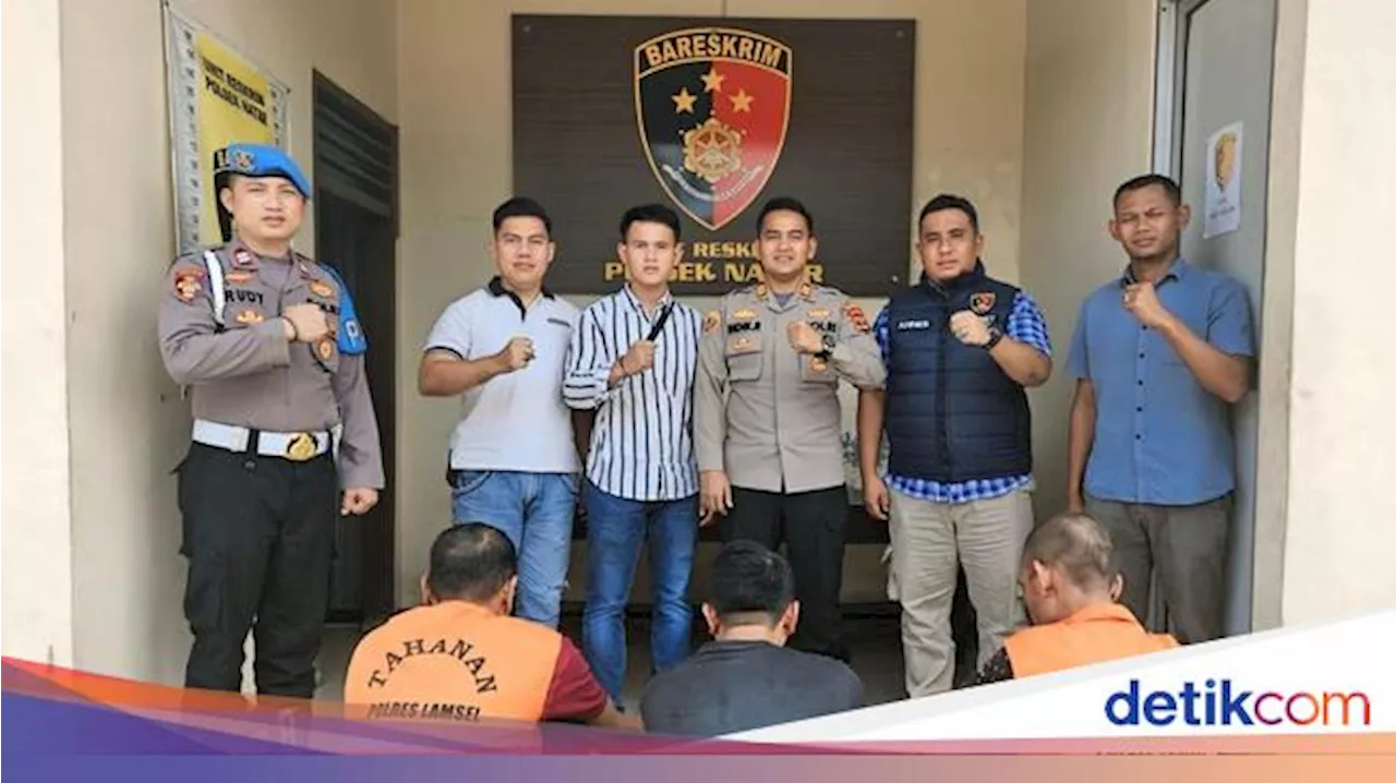 Tiga Pria di Natar Lampung Ditangkap karena Mencuri Besi Pengaman Jalan Tol