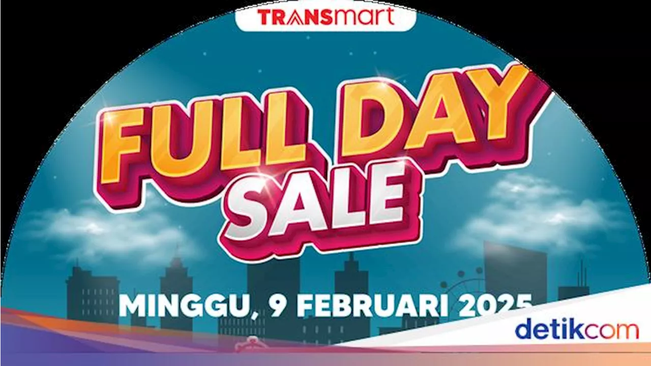 Diskon Besar-besaran 50% + 20% Cuma di Transmart Full Day Sale Besok!