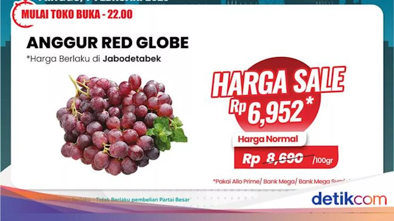 Serbu! Buah-buahan Murah Cuma di Transmart Full Day Sale