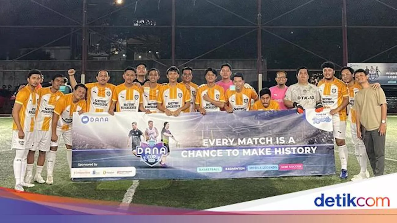 Detikcom Ikut Dana Cup 2025: Ada Tim Mini Soccer dan Esport