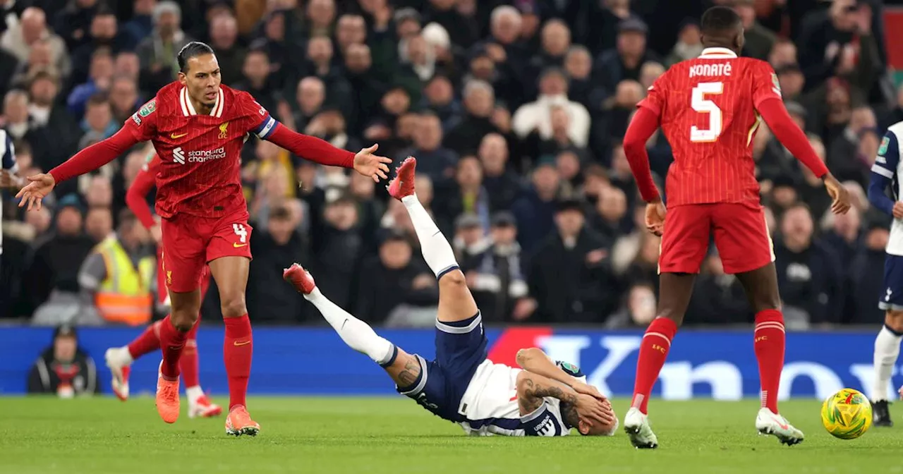 Van Dijk Dodges Red Card in Heated Tottenham Clash