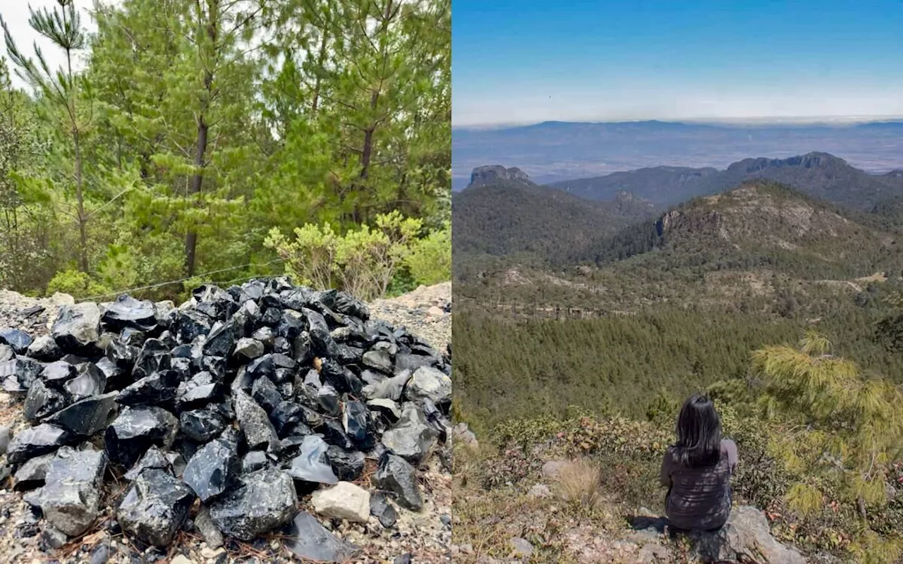 El yacimiento de obsidiana más grande del mundo está en México