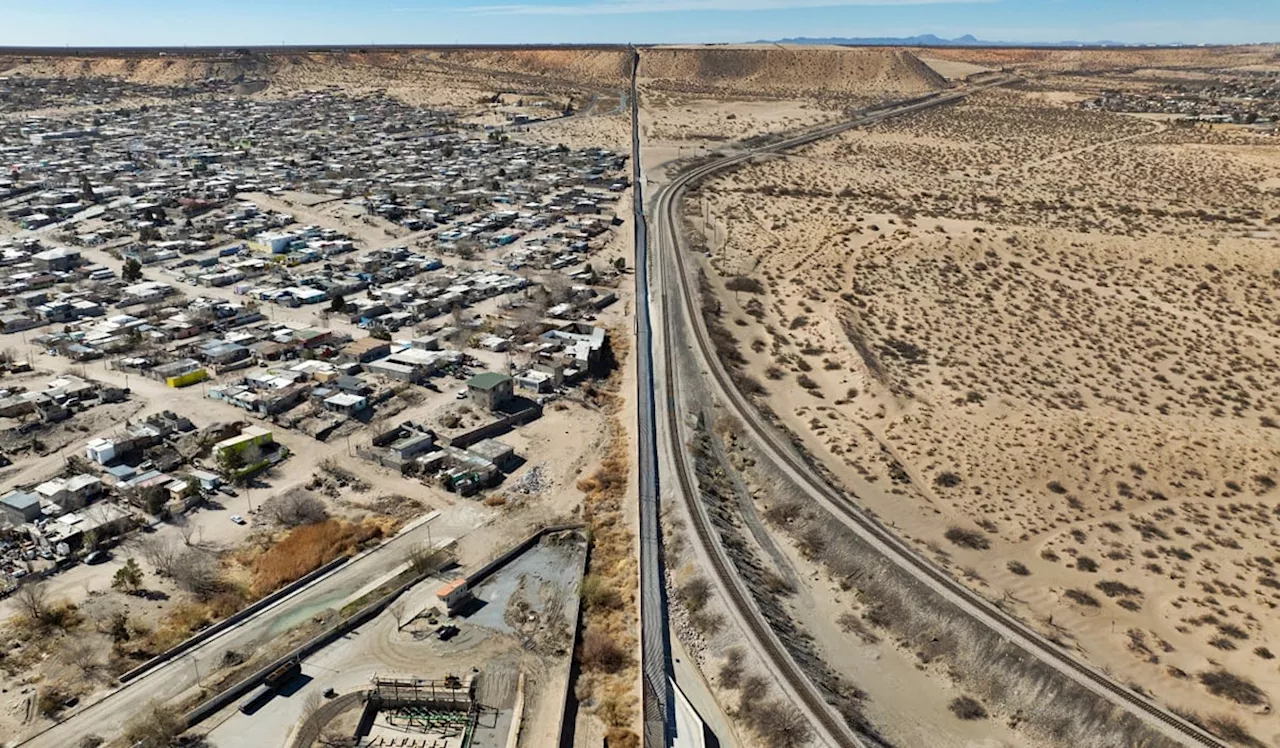 FOTOS: Así se ve la frontera entre México y EU captada desde un dron