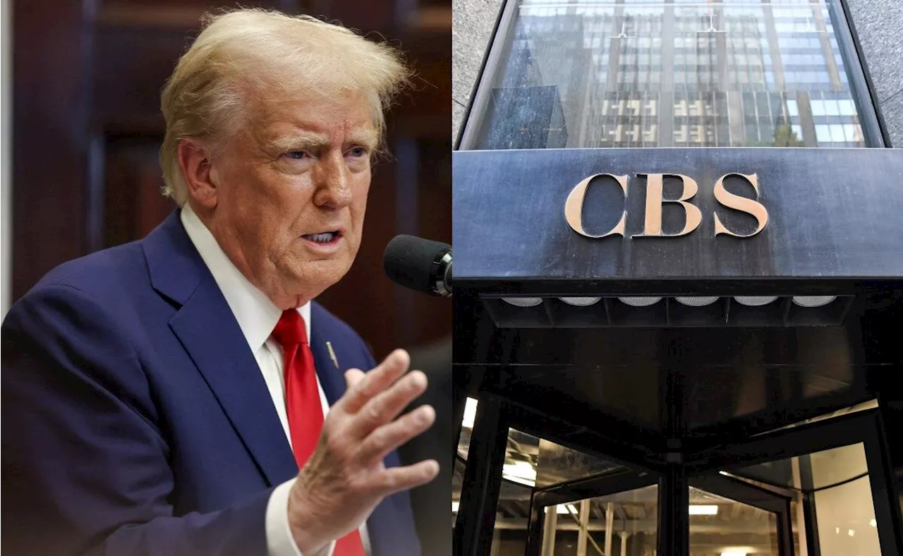 Trump enmienda su denuncia contra el canal CBS por supuesto apoyo a Kamala Harris; reclama 20 mil mdd