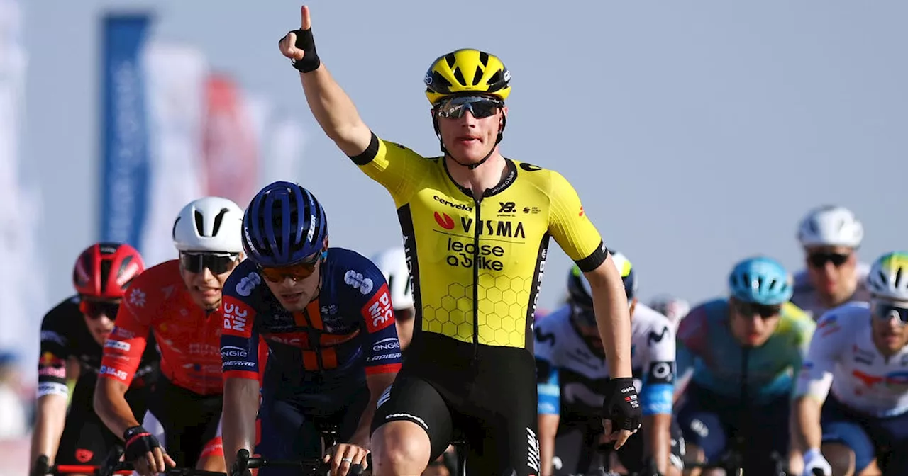 Olav Kooij remporte la première étape du Tour d'Oman