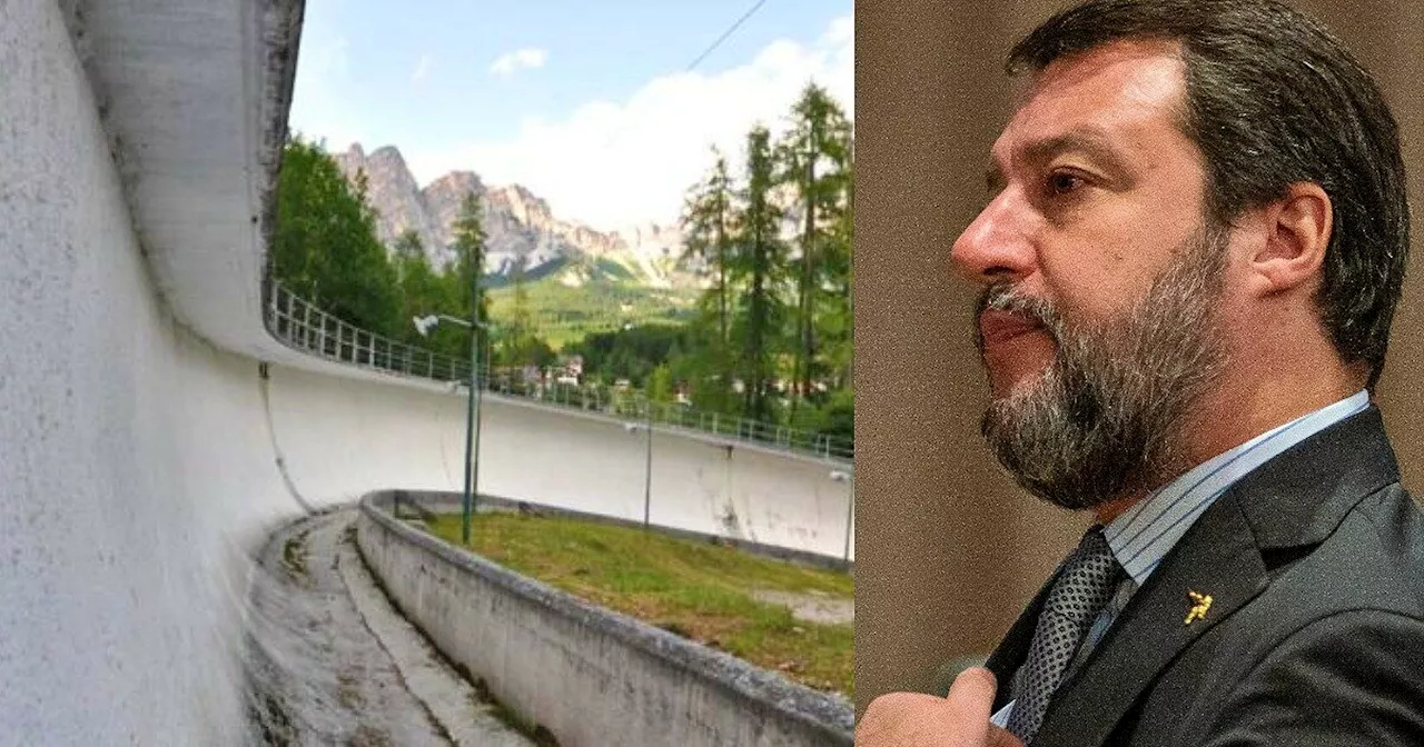 Salvini attacca il Fatto Quotidiano: 'La pista da bob di Cortina si farà'