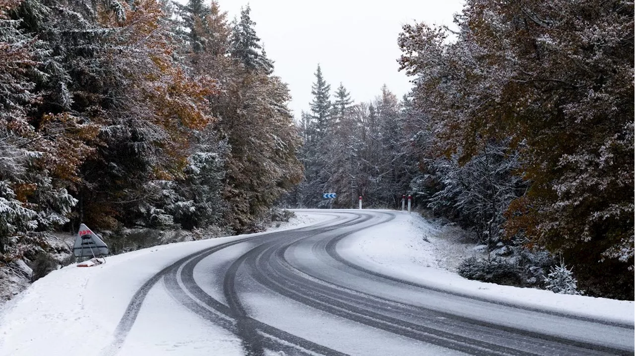 Trois départements du Massif central en vigilance orange 'neige-verglas' jusqu'à dimanche, la Somme en alerte