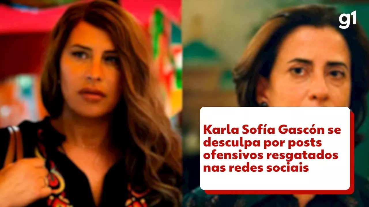 Karla Sofía Gascón se desculpa por mensagens ofensivas após posts serem resgatados