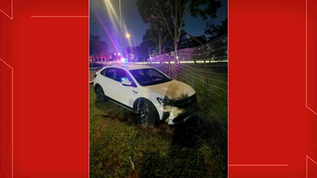 Motorista embriagada bate em cerca do Palácio do Jaburu