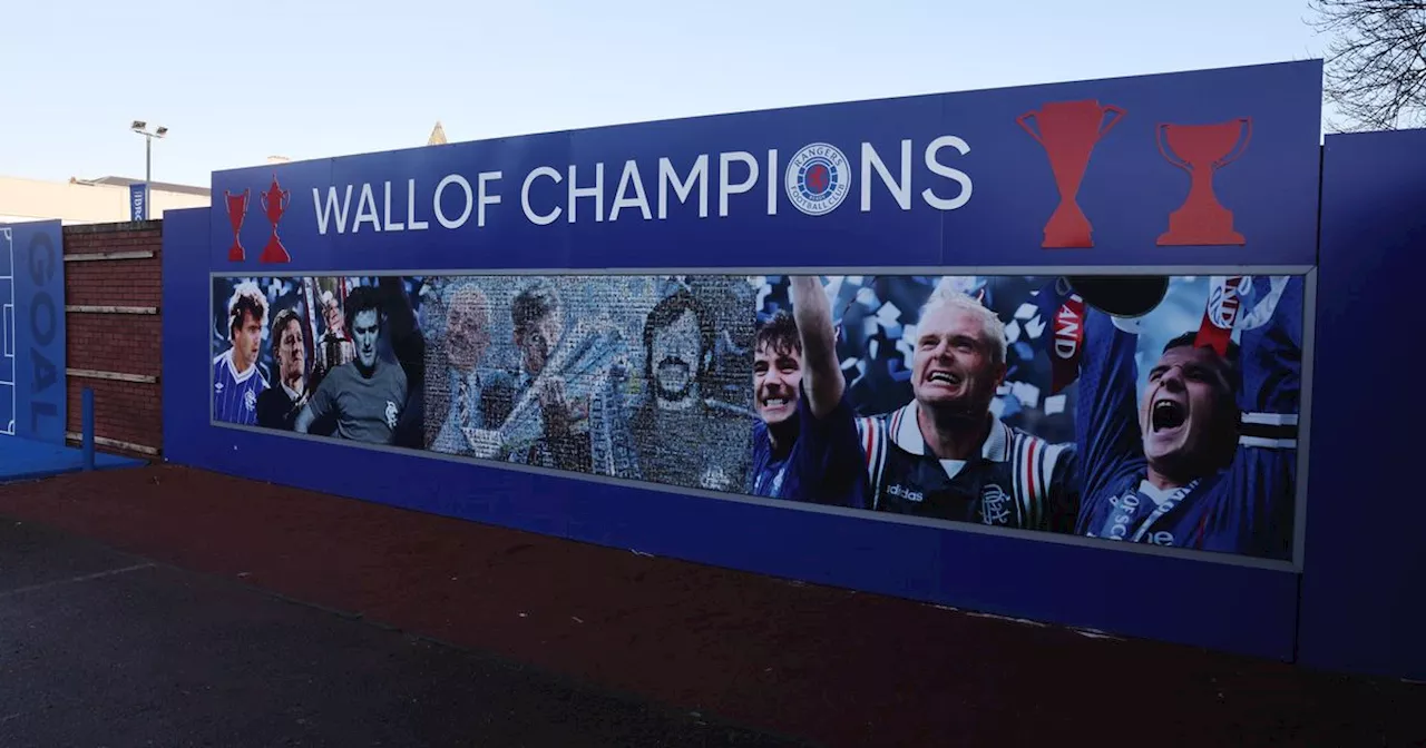 Rangers Fans Fuming Over Unfinished 'Champions Wall' Project