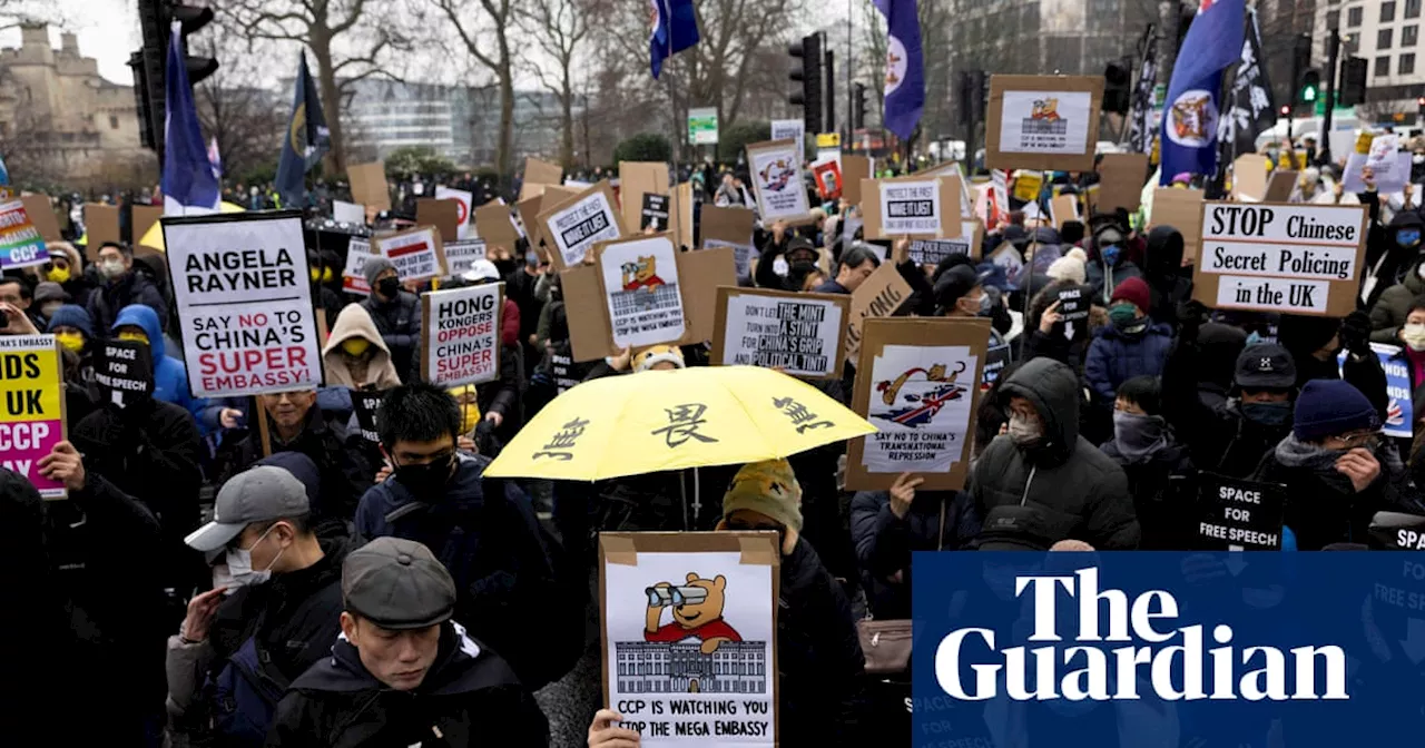 Thousands Protest Against Proposed Chinese Embassy in London