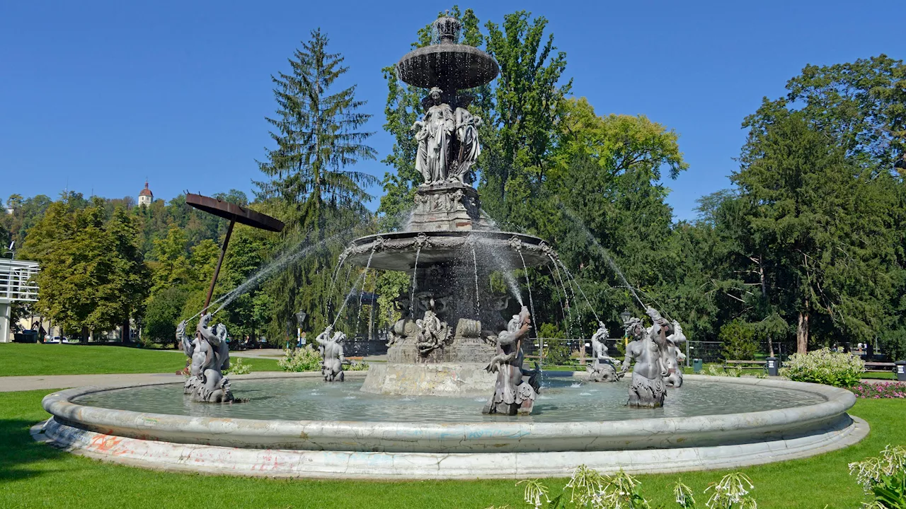 Grazer Stadtparkbrunnen wird nach 150 Jahren saniert