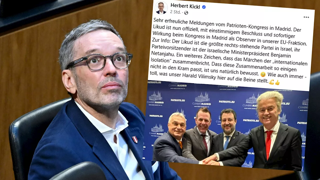  'Ist uns bewusst' – FPÖ-Chef Kickl teilt jetzt aus