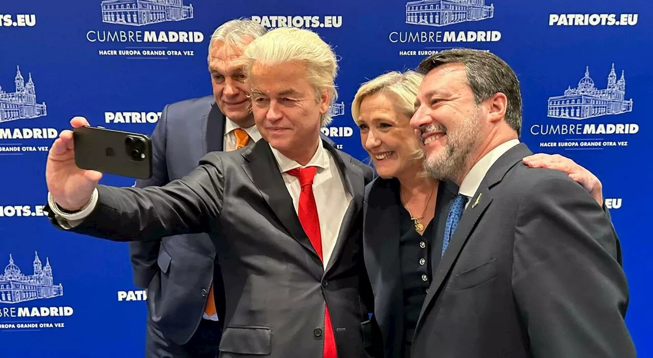 Kermesse della destra sovranista europea a Madrid con Matteo Salvini