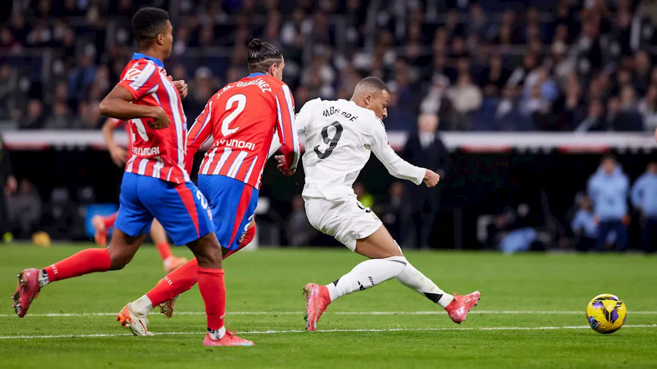 Spanien - Real Madrid gegen Atletico Madrid: 1:1 im Stadtderby