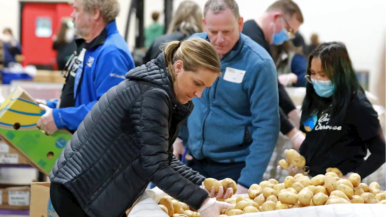 20K volunteers keep Food Lifeline's Hunger Solution Center functioning for food banks