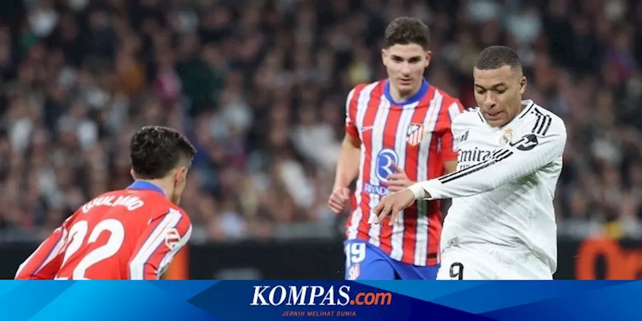 Alvarez Gol Penalti, Real Madrid Imbang Lawan Atletico Madrid