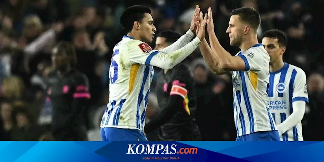 Hasil Brighton Vs Chelsea 2-1: Gol Mitoma Singkirkan The Blues dari Piala FA