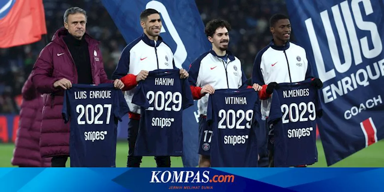 PSG Perpanjang Kontrak Luis Enrique dan Sejumlah Pemain Kunci