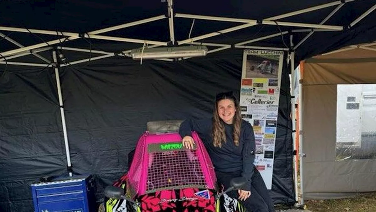 Clara Lucchini, jeune pilote de sprintcar à l'ascension fulgurante