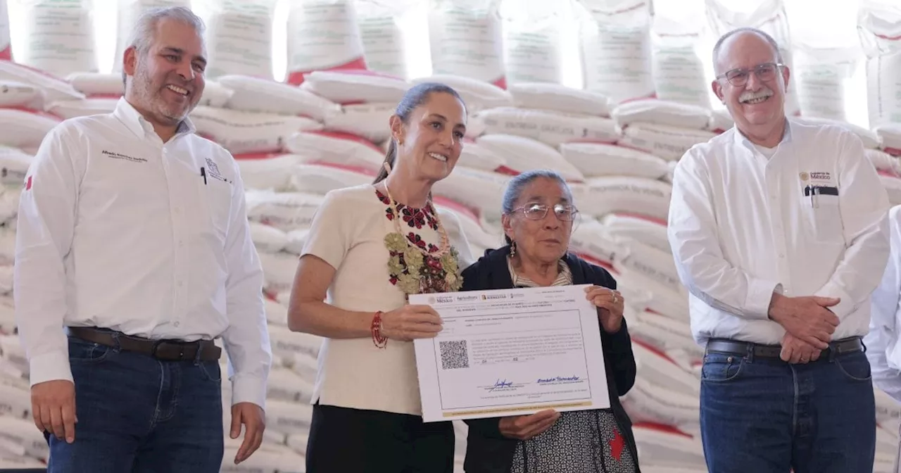 Claudia Sheinbaum anuncia que el programa Cosechando Soberanía inicia en marzo