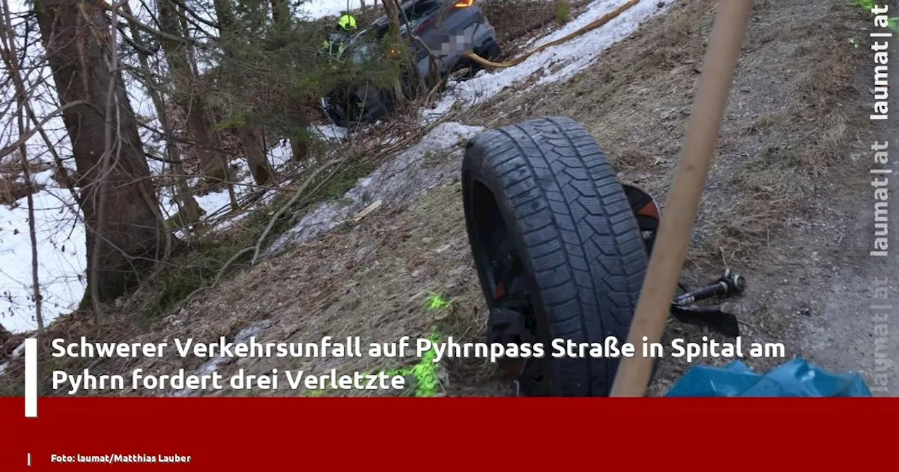 Schwerer Verkehrsunfall auf der Pyhrnpass Straße