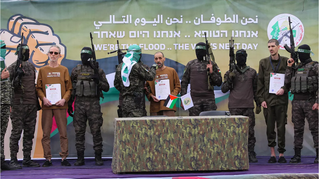 Three Israeli Hostages Released by Hamas in Third Ceasefire Prisoner Swap