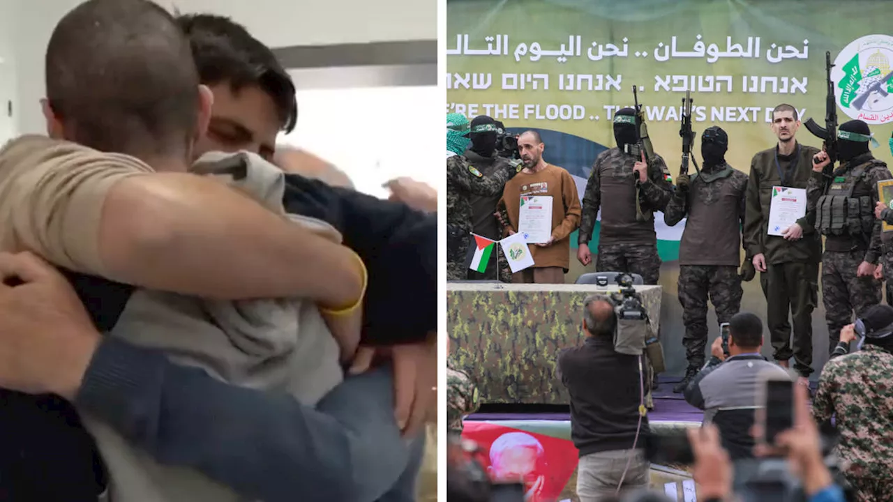 Emotional Reunion: Three Israeli Hostages Released by Hamas