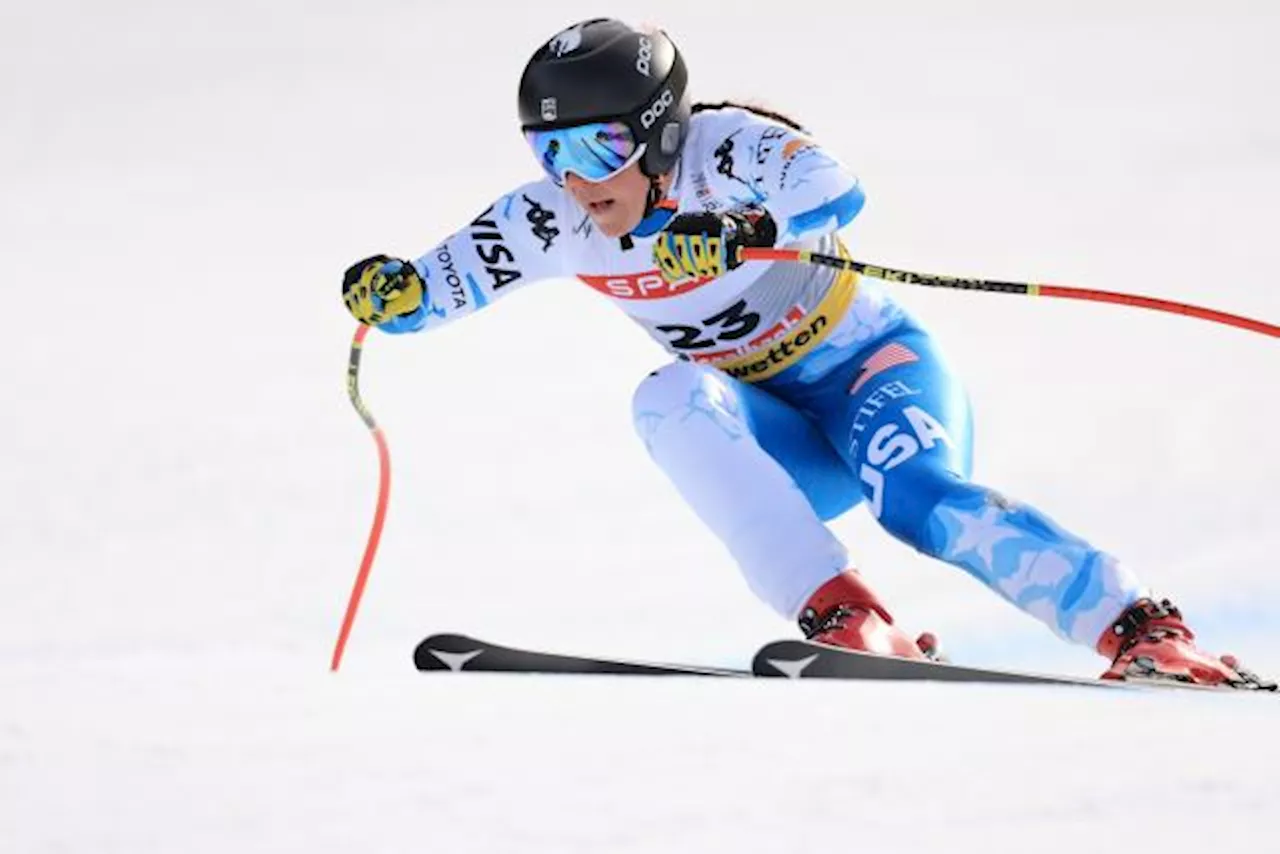 Breezy Johnson remporte la descente des Mondiaux de Saalbach