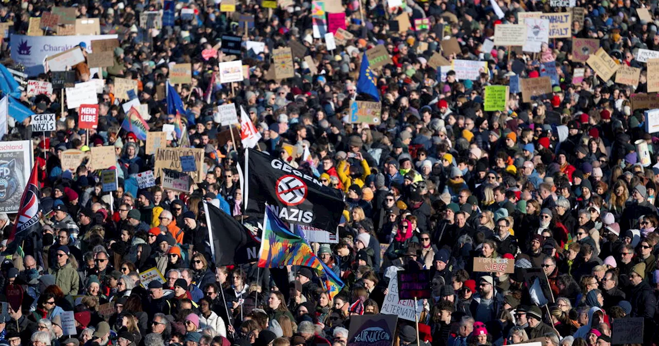 Mobilisation massive contre l'AfD en Allemagne avant les élections législatives