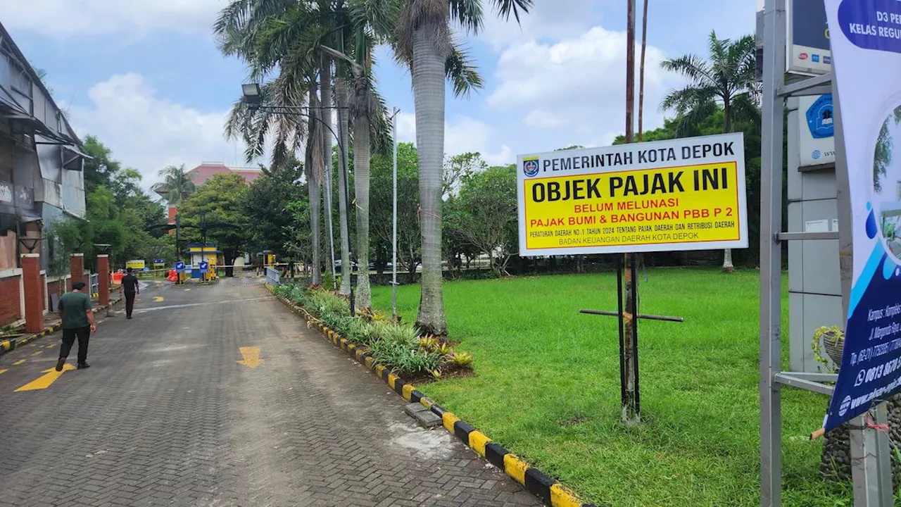 BKD Kota Depok Pasangi Plang Bagi ke Tempat Usaha yang Belum Bayar Pajak