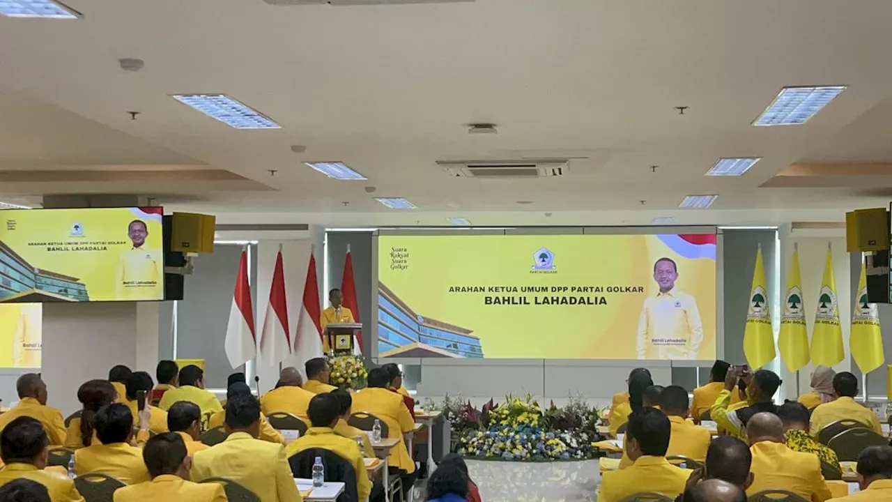 Mikrofon Mati di Pembukaan Rakernas Golkar, Bahlil: Jangan-jangan Ada yang Belum Dapat Gas