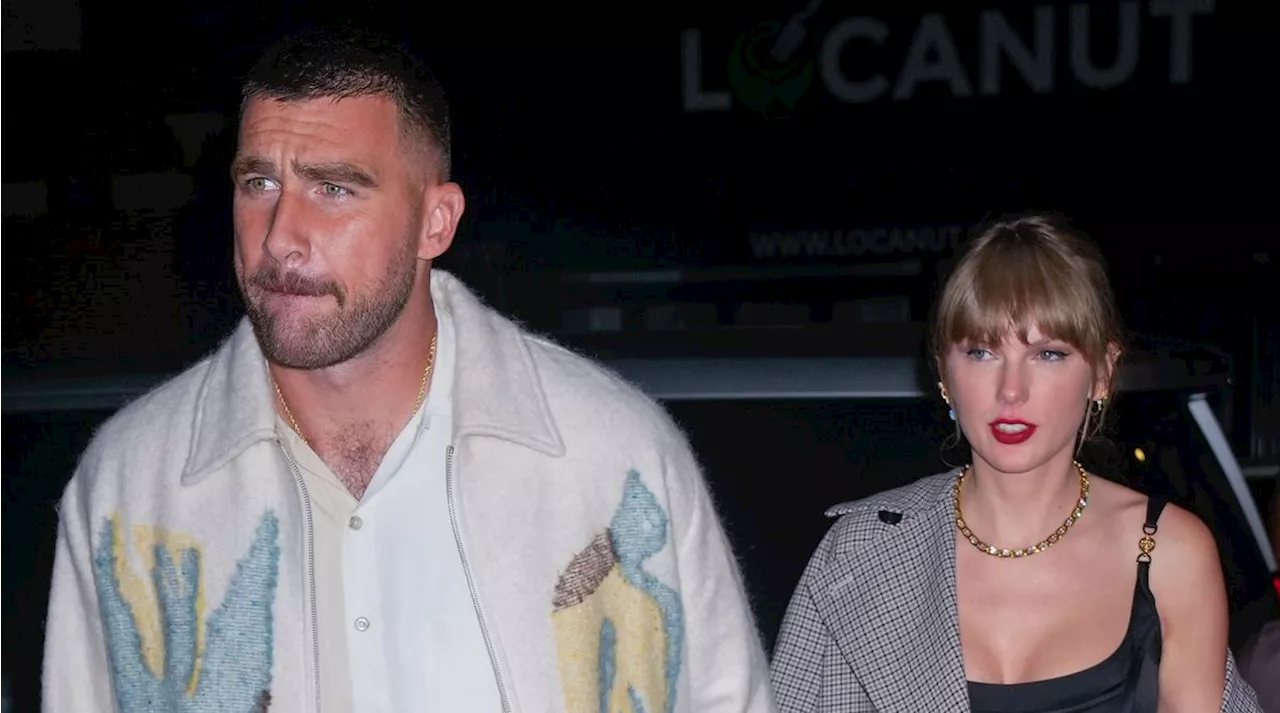 Taylor Swift Supports Travis Kelce at the Super Bowl, Wows in a Little Black Dress