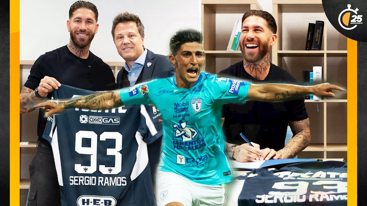 Número épico de Sergio Ramos es motivo de burlas, ¡hasta Pachuca troleó a Rayados!