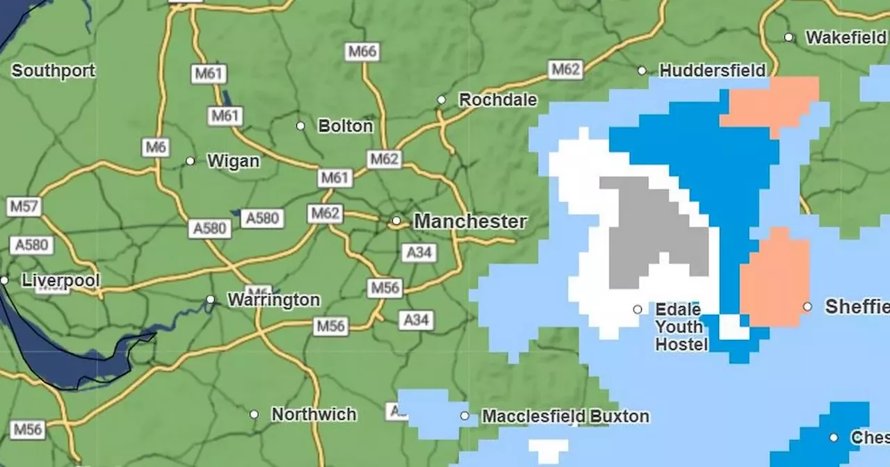 Met Office maps show how likely snow is in Greater Manchester