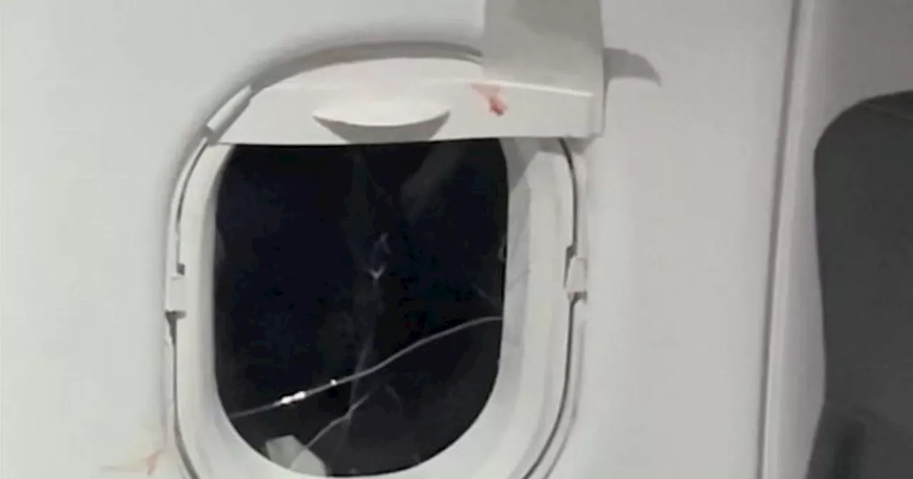 Passenger cracks plane window after outburst on Frontier Airlines flight