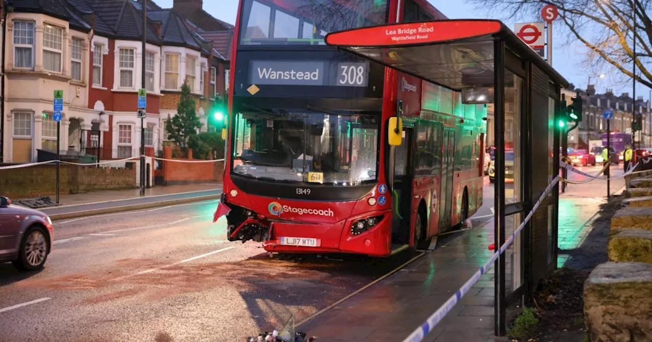 Woman Dies After Car Crash With London Bus in Hackney