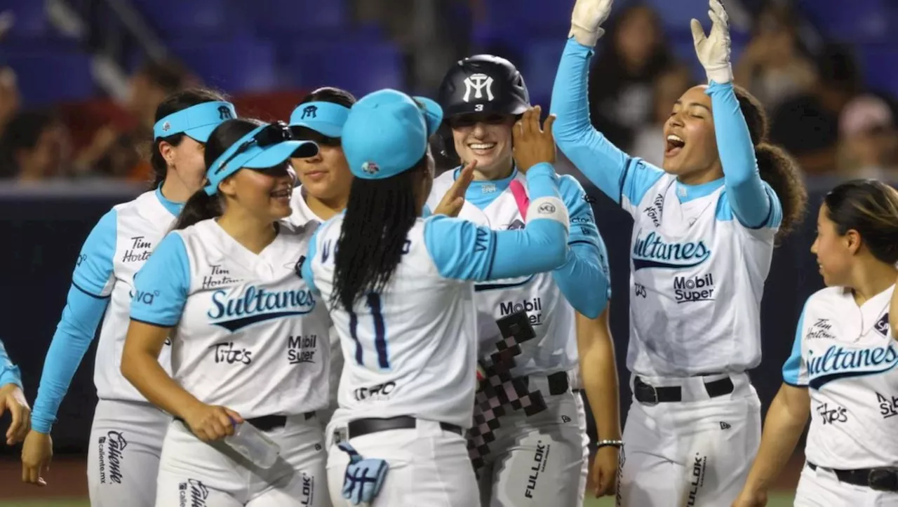 Sultanes Femenil blanquea a Algodoneras en el estadio Mobil Super